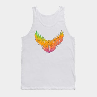 MIDNIGHT SUN (black outline) Tank Top